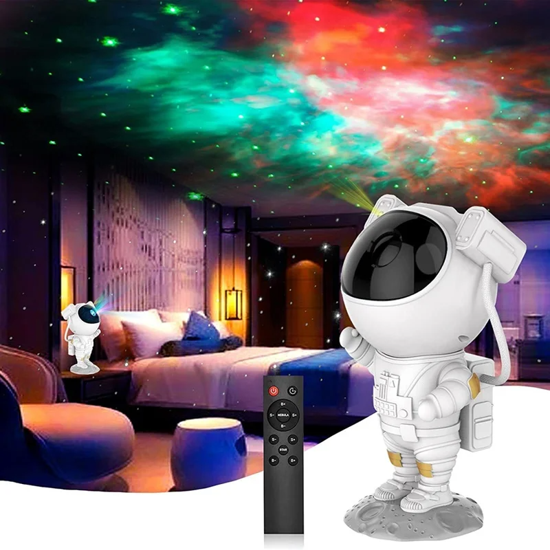 LED Starry Sky Projector Astronaut – Galaxy Night Light