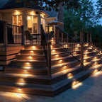 Solar garden lights for paths and terraces