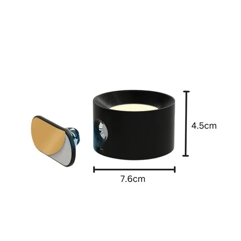 LED wall light with touch control and 360° swivel head