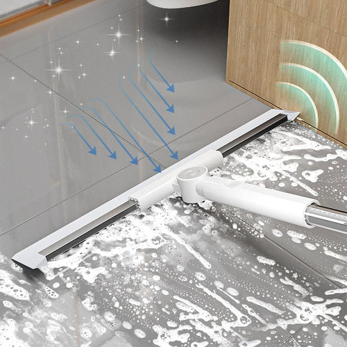 3-in-1 Silicone Wiper – Scrubs, Wipes & Sweeps in One Pass
