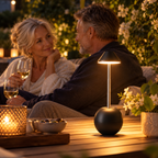 LED-Tischlampe mit Fernbedienung und USB-Anschluss