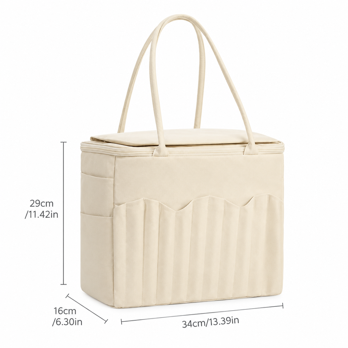 Nadel-Rolltasche Canvas für Strick- und Häkelnadeln