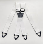 Men's adjustable suspenders with Y-back