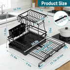 Pull-out 2-in-1 Dish Dryer with Drip Tray
