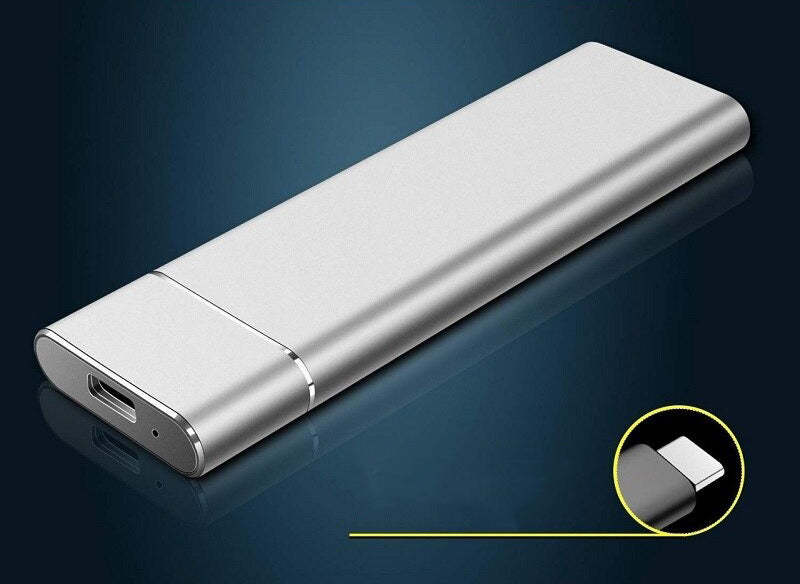 External SSD Drive 8TB with USB 3.1 and Aluminum Case