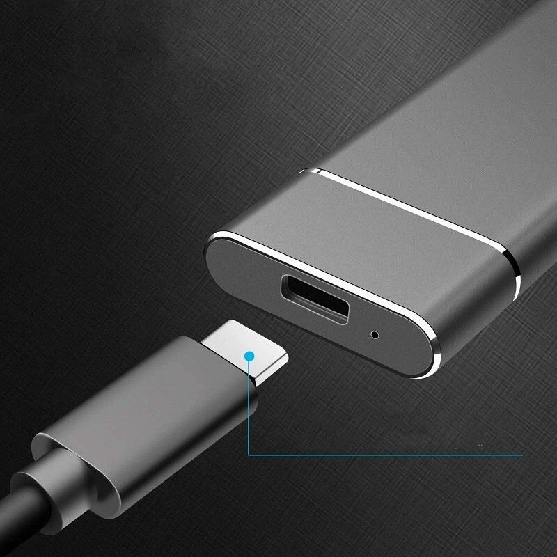 External SSD Drive 8TB with USB 3.1 and Aluminum Case