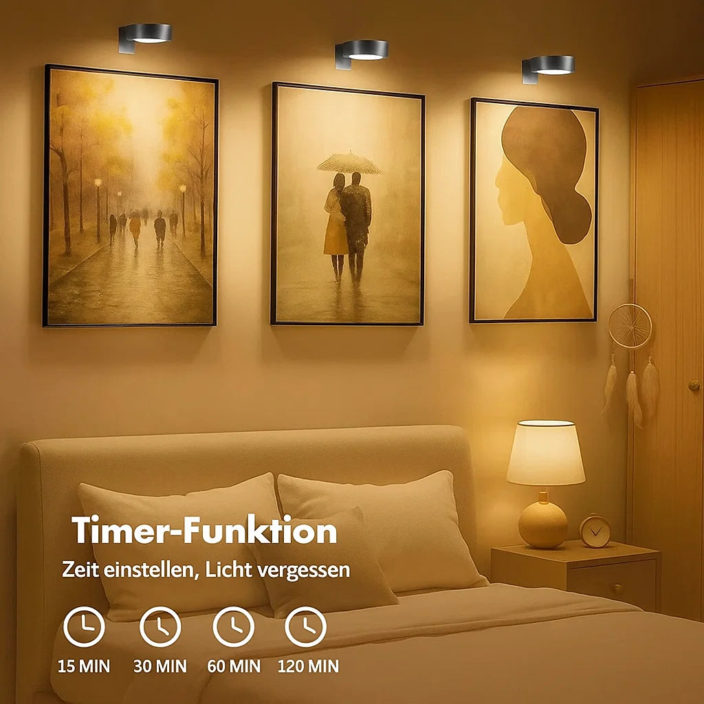 Verwandle jedes Bild in ein Kunstwerk – Galerie-Beleuchtung ohne Bohren & ohne Kabel