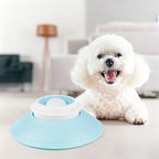 Bowl with floating ball for slow feeding
