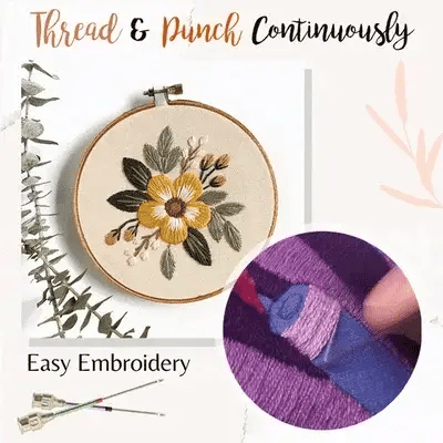 Punch Needle Embroidery Set – Fully Equipped for Immediate Start