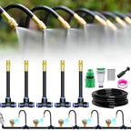 Garden misting system 20 m – irrigation & cooling with 20 brass nozzles