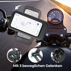 Waterproof smartphone holder for bicycle and motorcycle