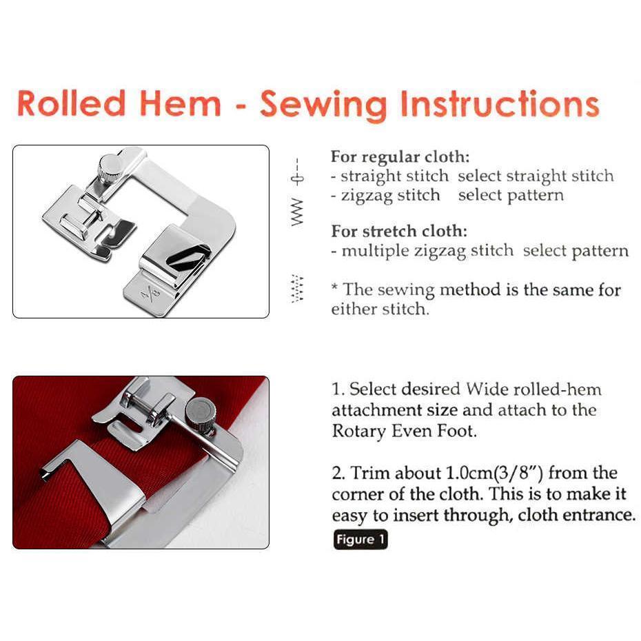 Lettuce Hem Foot – Perfect Rolled Hems for All Sewing Projects