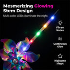 Solar garden windmill with LED lighting – Colorful windmill