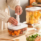 Vakuum-Frischhalte-Container mit Handpumpe