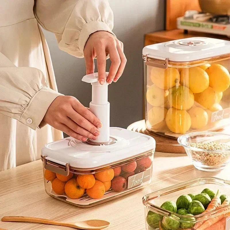 Vakuum-Frischhalte-Container mit Handpumpe