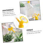 Flaschenvorsatz für Pflanzen mit Sonnenblumen-Design - 6er-Set