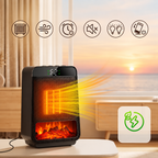 Elektroheizung mit Flammeneffekt und Ventilator