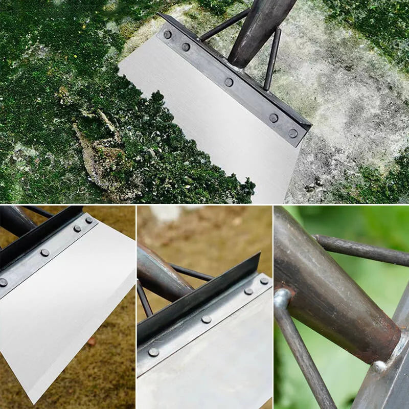 Schaufelkopf Edelstahl für Reinigung und Unkrautentfernung