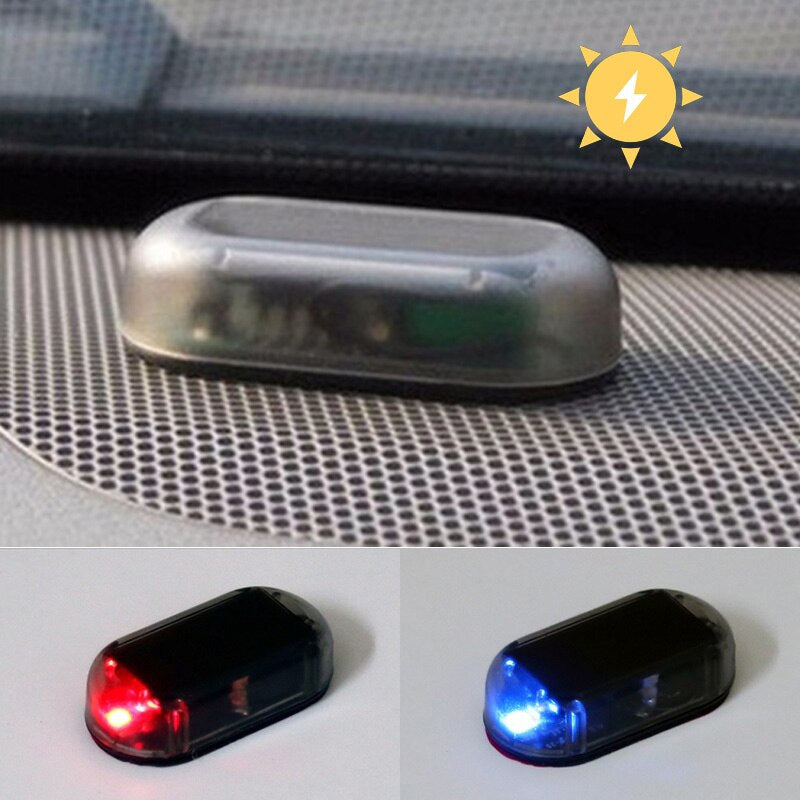 Auto Solar LED Alarm Light Theft Protection Indicator Light