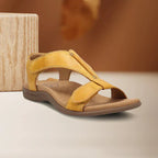 Wedge sandals with Velcro closure