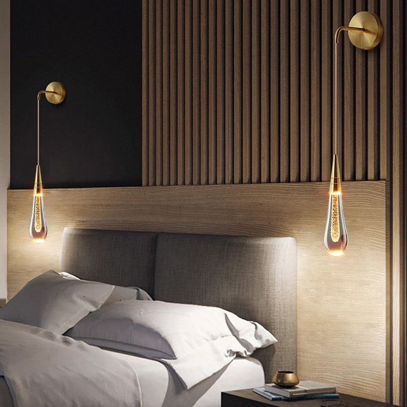 LED Wandleuchte Tropfen