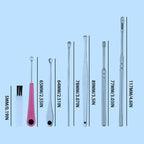 Stainless Steel Ear Cleaning Set - 6-Piece Hygiene Kit