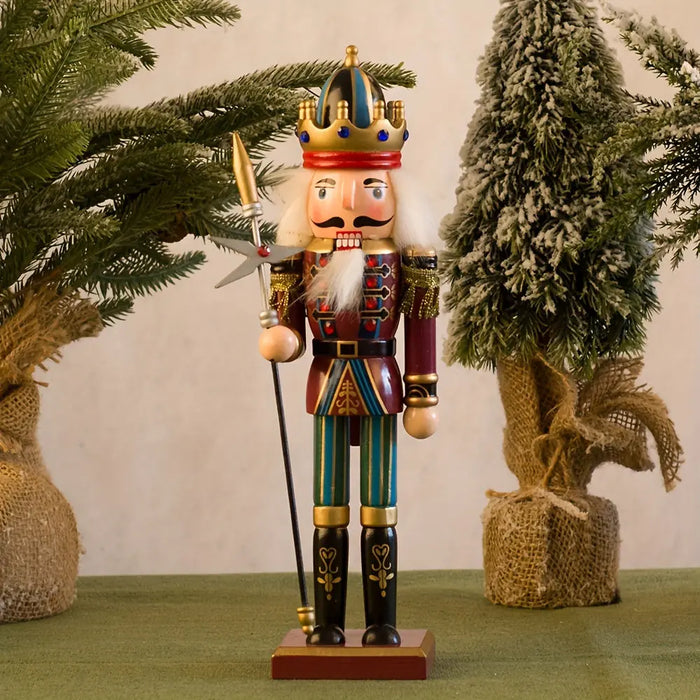 Holz-Nussknacker Soldatenfigur – Weihnachtsdekoration