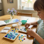 Mosaik Untersetzer Bastelset – DIY Kreativprojekt für Familien