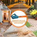 Leaf Blower Air Booster Attachment with Venturi Design
