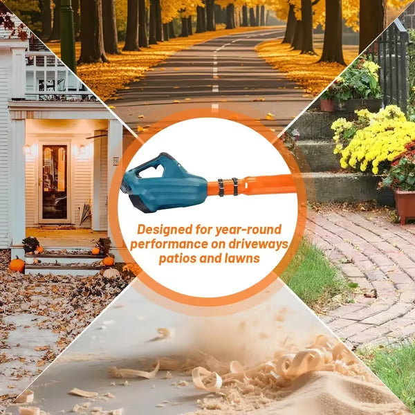 Leaf Blower Air Booster Attachment with Venturi Design