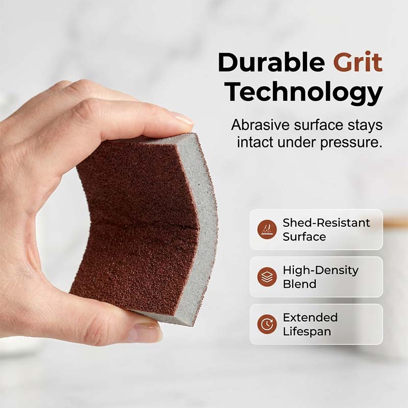 Aluminum Oxide Sanding Sponge – Stubborn Crusts