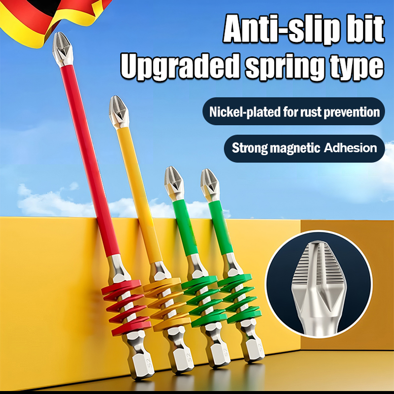 Schraubendreher-Bits mit Magnet und Rutschfest-Spitze