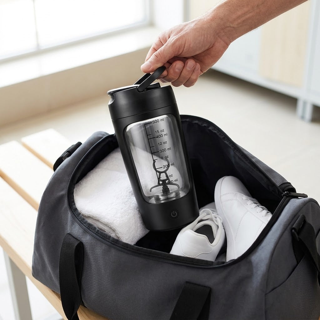 Elektrischer Protein-Shaker mit Akku, 500 ml, USB-C