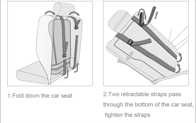 Portable Child Car Seat with 5-Point Harness