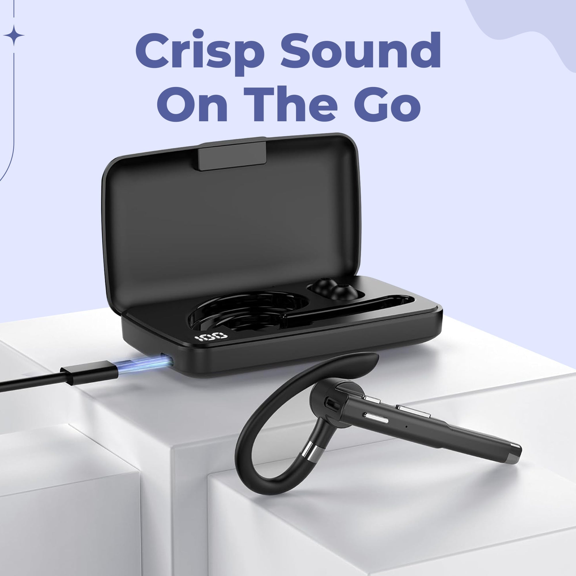 Bluetooth Headset mit Dual-Mikrofon und Noise Cancelling