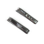 Stainless steel folding nail clipper with nail file