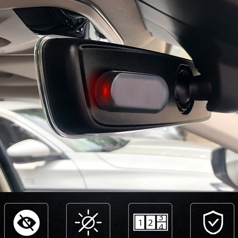 Auto Solar LED Alarm Light Theft Protection Indicator Light