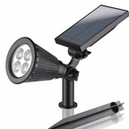 Solar LED Gartenstrahler mit automatischem Solarpanel