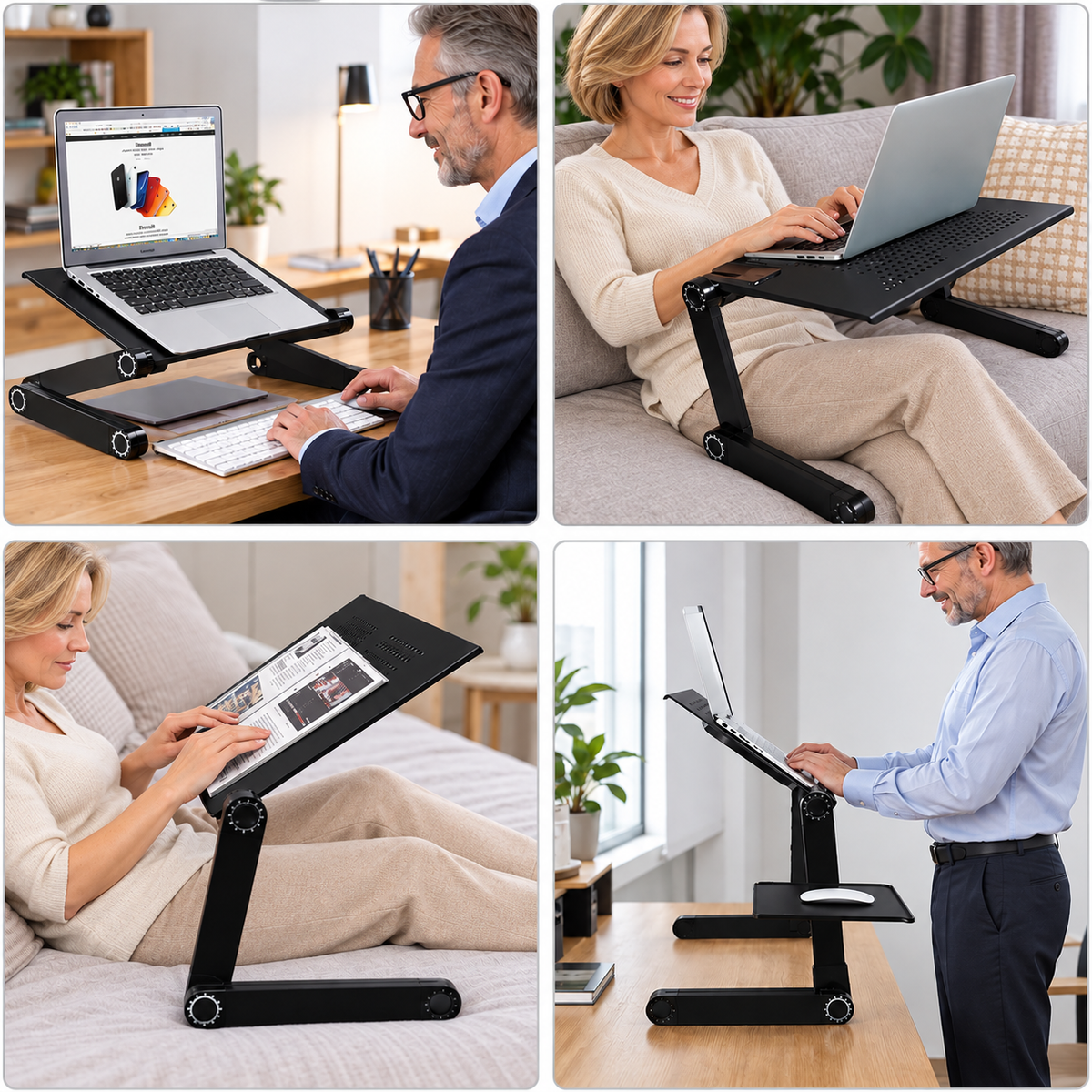 Laptopständer 360° höhenverstellbar mit Kühlung