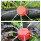 Verstellbare Bewässerungs-Tropfer für 4/7 mm Schläuche
