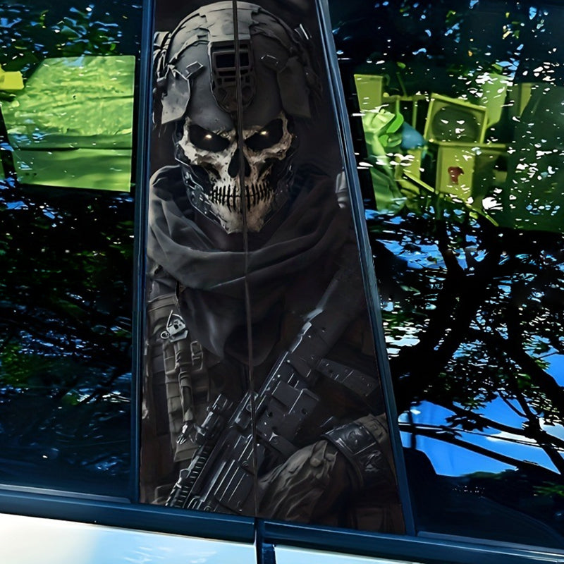 Car B-pillar protective film with scratch protection