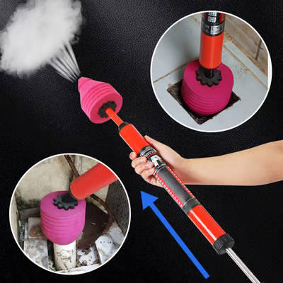 Compressed Air Drain Cleaner – Clears Clogs in Seconds