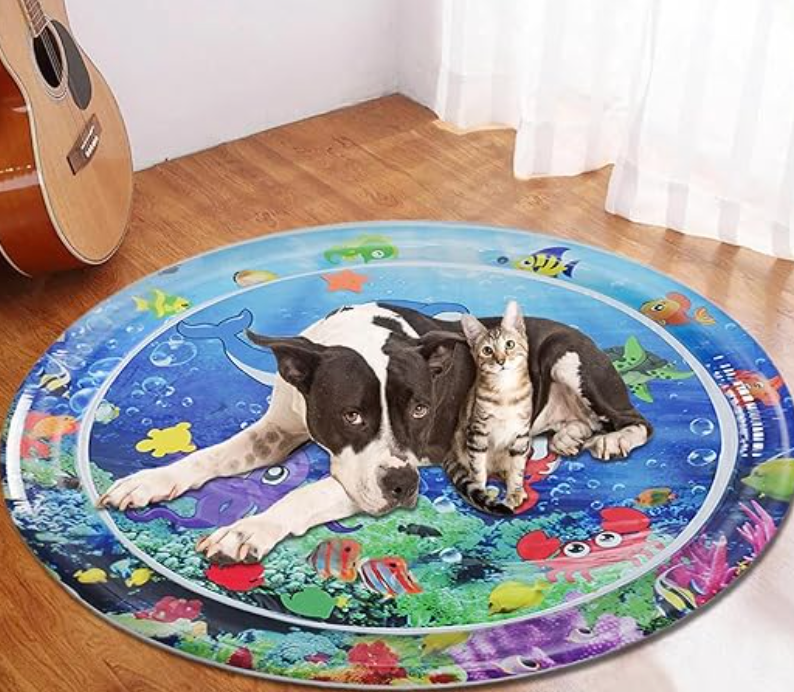 Cooling Mat for Pets with Ocean Design – Refreshment for Summer