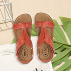 Wedge sandals with Velcro closure