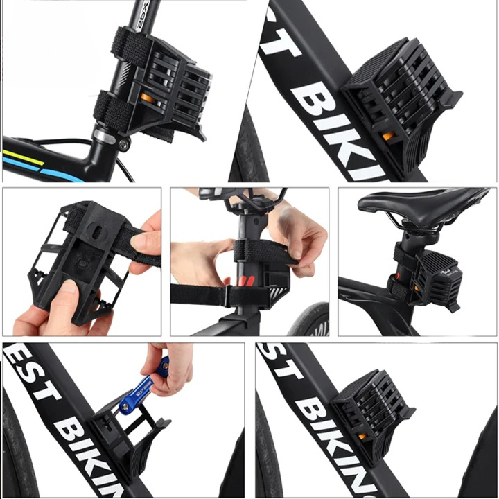 Foldable Bike Lock – Compact Security with Drill-Resistant Cylinder