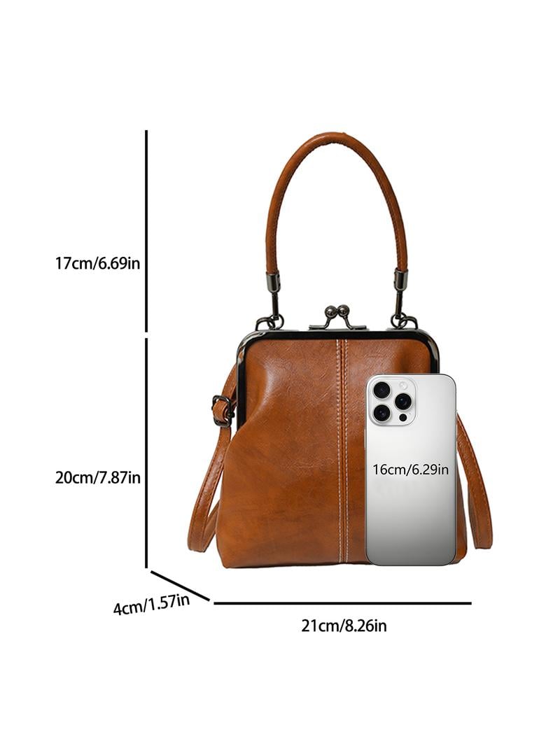 Vintage Handtasche mit Bügelverschluss