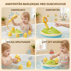 Badewannen Spielzeug Boot mit Duschkopf und Enten