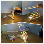 LED-Zeichentablet mit Neon-Effekt – USB-betrieben, wiederverwendbar