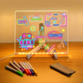 LED-Zeichentablet mit Neon-Effekt – USB-betrieben, wiederverwendbar