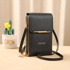 RFID Protection Crossbody Bag made of PU Leather with Anti-Theft Design